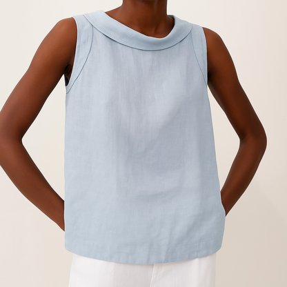 Maria Collection | Women's Sleeveless Top with Flattering Silhouette | Effortless Elegance for Summer Style