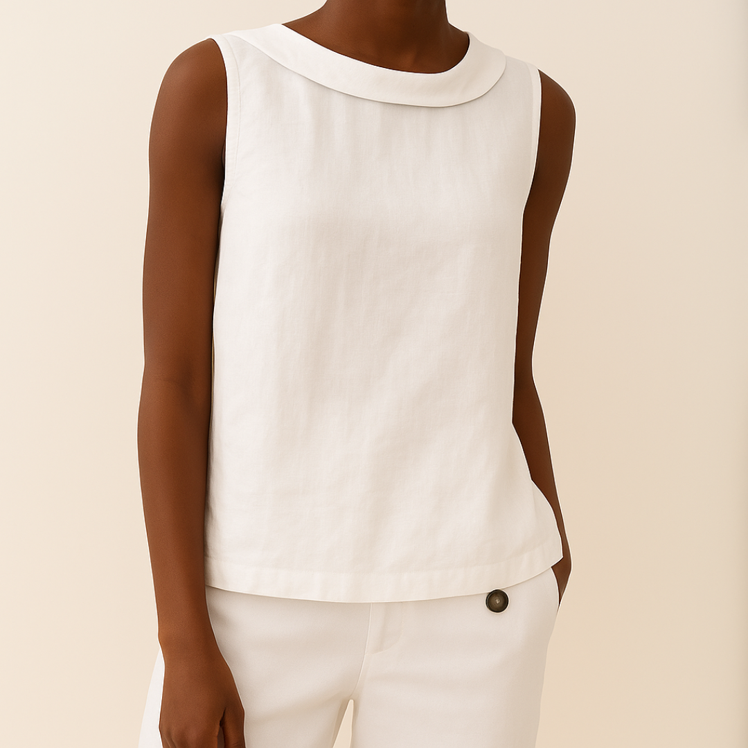 Maria Collection | Women's Sleeveless Top with Flattering Silhouette | Effortless Elegance for Summer Style