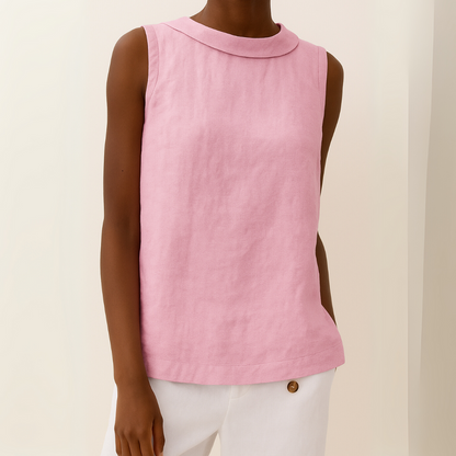 Maria Collection | Women's Sleeveless Top with Flattering Silhouette | Effortless Elegance for Summer Style
