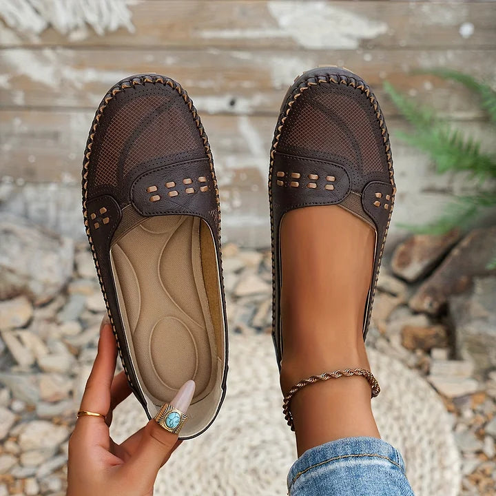 Megan Collection | Women's Orthopedic Slip-On Shoes with Supportive Sole | Comfortable Everyday Footwear