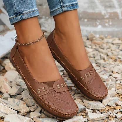 Megan Collection | Women's Orthopedic Slip-On Shoes with Supportive Sole | Comfortable Everyday Footwear