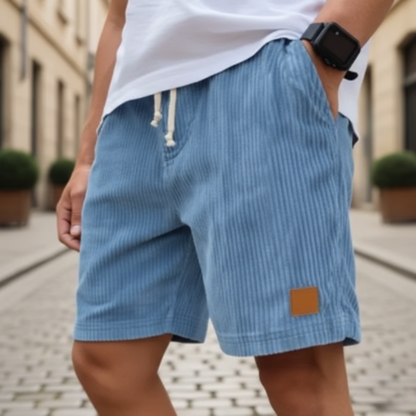 Men's Corduroy Shorts with Loose Fit | Comfortable Casual Style for Everyday Wear