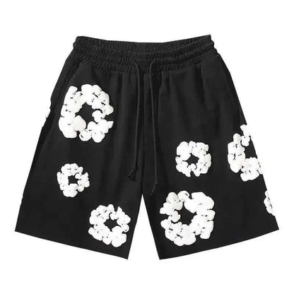 Men's Floral Print Shorts — Relaxed Streetwear Summer Fit 4