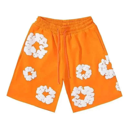 Men's Floral Print Shorts — Relaxed Streetwear Summer Fit 1