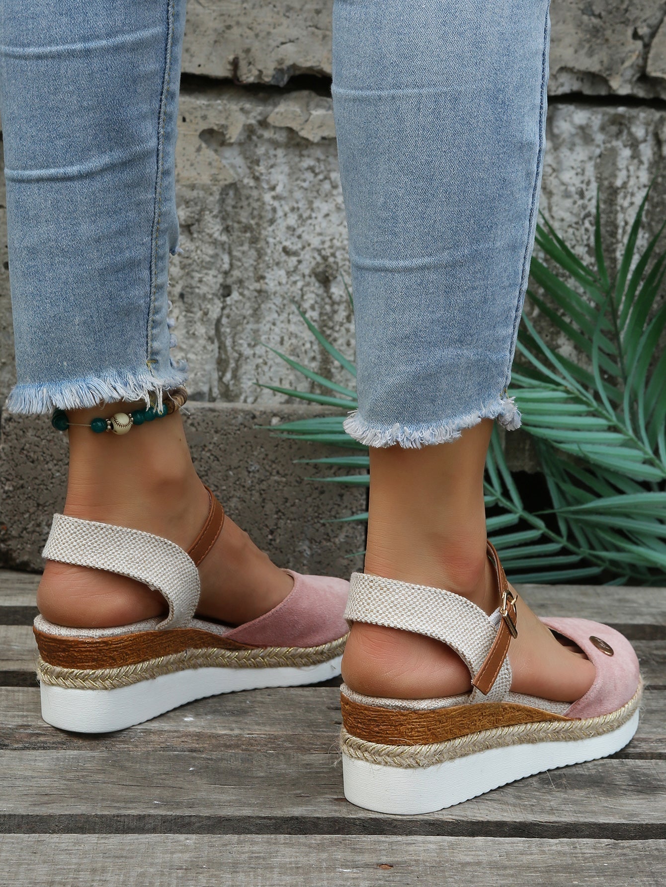 Mia Collection | Closed-Toe Espadrilles Women with Adjustable Ankle Strap | Chic Summer Sandals for Effortless Style
