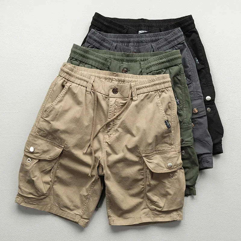 Montara | Men's Cargo Shorts with Drawstring Waist & Spacious Pockets | Everyday Comfort
