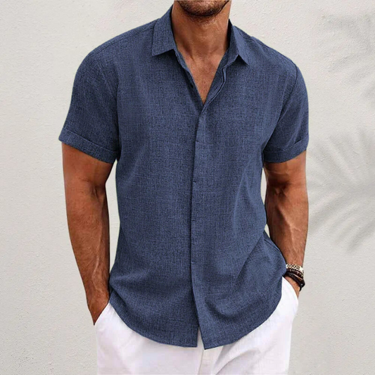 Moritz | Men's Linen Shirt with Breathable Fabric | Casual Summer Essential