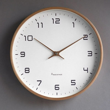 TIMEBLEND Silent Wooden Wall Clock — Scandinavian Design 3