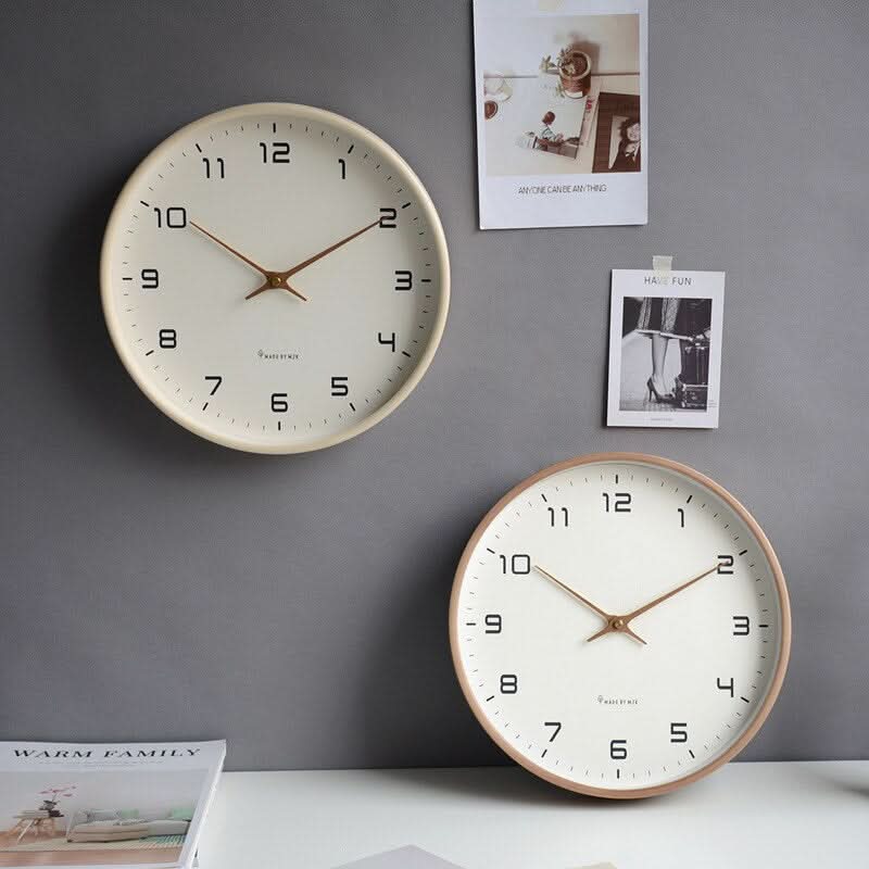 TIMEBLEND Silent Wooden Wall Clock — Scandinavian Design 5