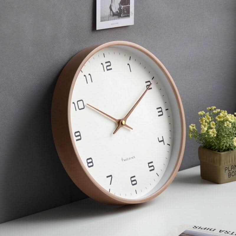 TIMEBLEND Silent Wooden Wall Clock — Scandinavian Design 6