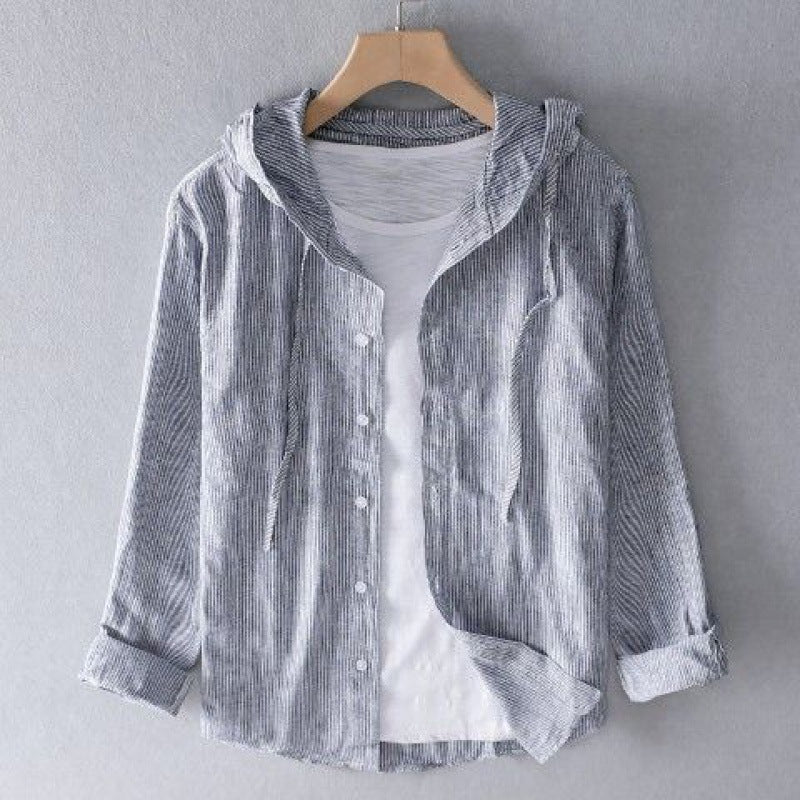 Nova Collection | Linen Hoodie with Tailored Relaxed Fit | Lightweight Comfort for Effortless Style
