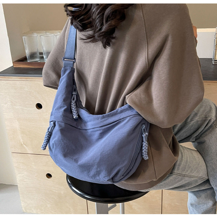 Unisex Crossbody Hip Bag — Water-Resistant Nylon Multi-Wear 5