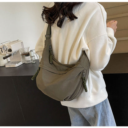 Unisex Crossbody Hip Bag — Water-Resistant Nylon Multi-Wear 2