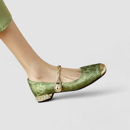 Olivia Collection | Mary Jane Shoes for Women with Cushioned Sole | Adjustable Fit for All-Day Comfort