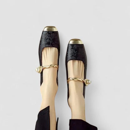 Olivia Collection | Mary Jane Shoes for Women with Cushioned Sole | Adjustable Fit for All-Day Comfort