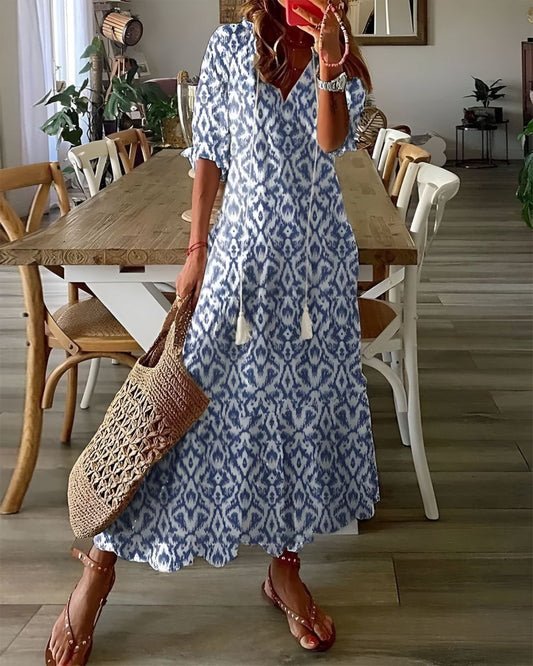 Celina™ Boho Magic Covering Dress — Flowy Bohemian Summer Dress 1