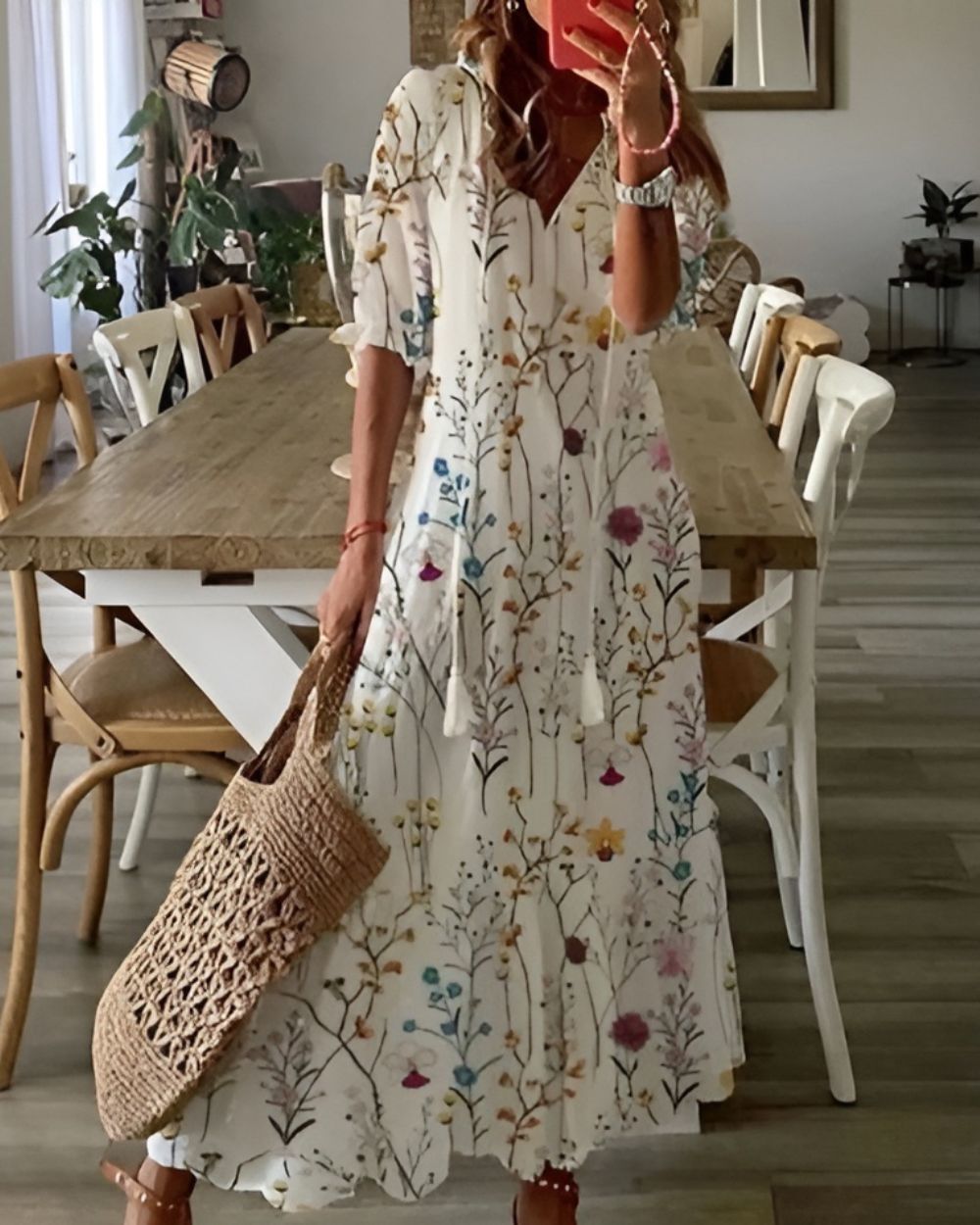 Celina™ Boho Magic Covering Dress — Flowy Bohemian Summer Dress 7
