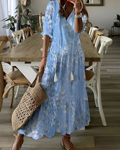 Celina™ Boho Magic Covering Dress — Flowy Bohemian Summer Dress 4
