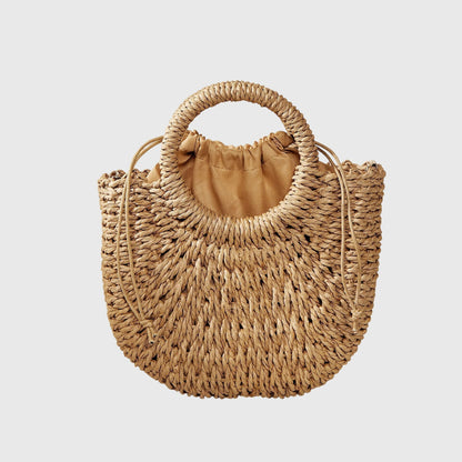 Pauline | Women's Handbag with Organic Texture & Rounded Silhouette | Chic Accessory for Effortless Summer Style