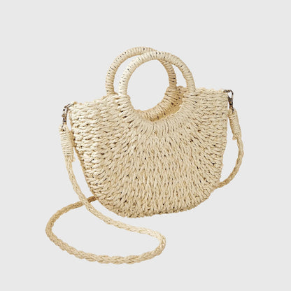 Pauline | Women's Handbag with Organic Texture & Rounded Silhouette | Chic Accessory for Effortless Summer Style