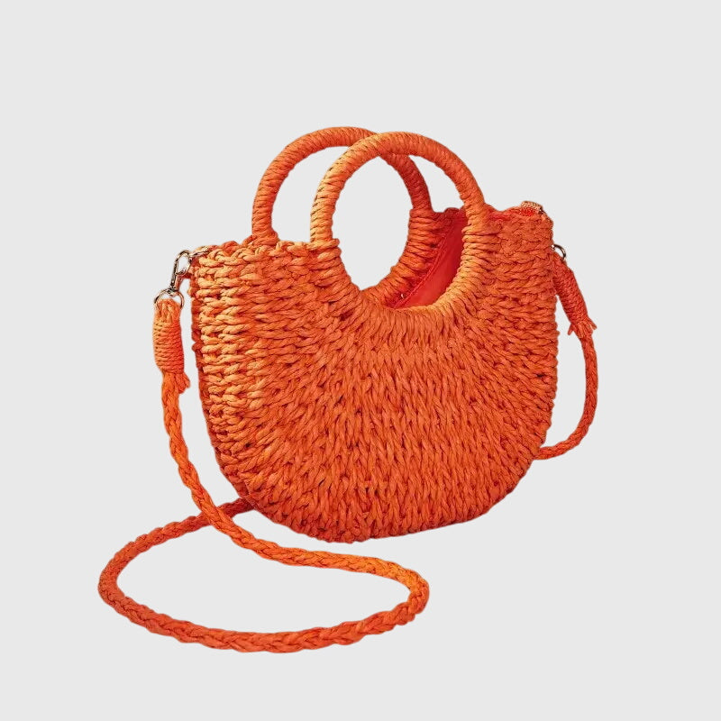 Pauline | Women's Handbag with Organic Texture & Rounded Silhouette | Chic Accessory for Effortless Summer Style