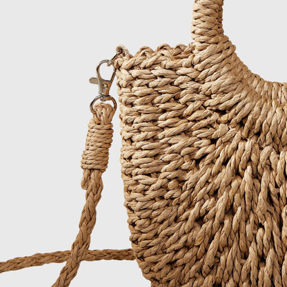 Pauline | Women's Handbag with Organic Texture & Rounded Silhouette | Stylish Accessory for Effortless Summer Charm