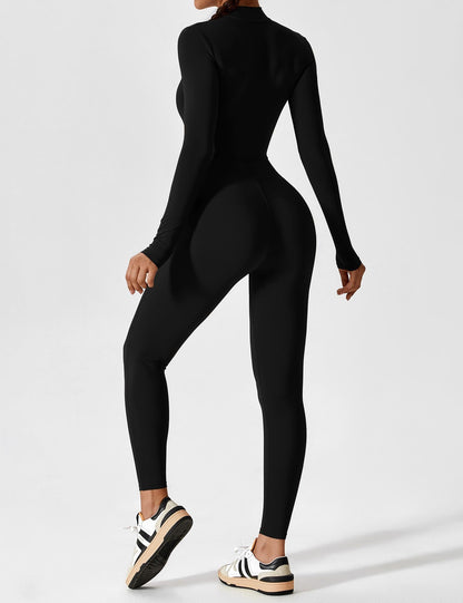Penelope | Women's Set - Elegant Long Sleeve Zip Two Piece Set for Effortless Summer Style