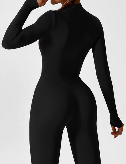 Penelope | Women's Set - Elegant Long Sleeve Zip Two Piece Set for Effortless Summer Style