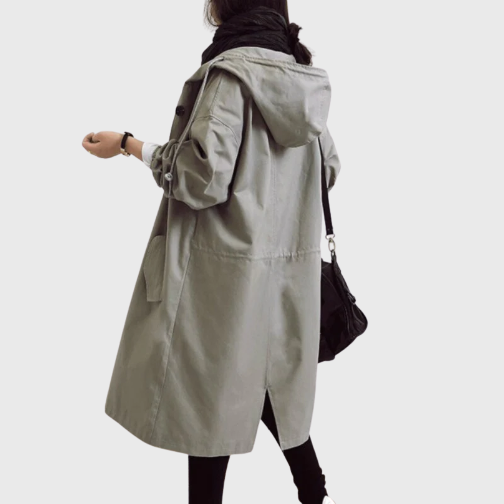 Women's Waterproof Trench Coat — Belted All-Weather Style 7