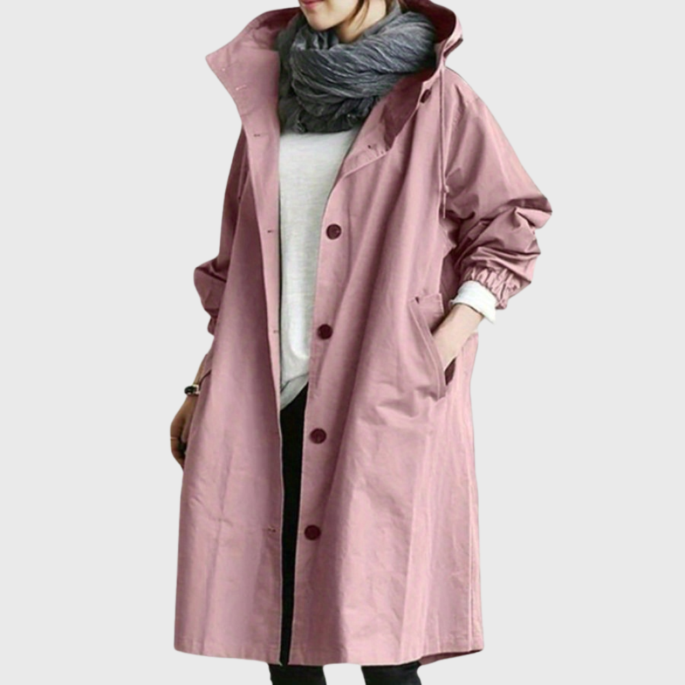 Women's Waterproof Trench Coat — Belted All-Weather Style 6