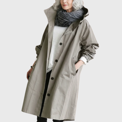 Women's Waterproof Trench Coat — Belted All-Weather Style 1
