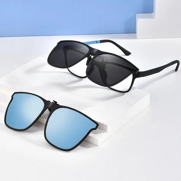 QuickShade | Clip-On Polarized Sunglasses with UV400 Protection | Lightweight Design for Instant Sun Protection
