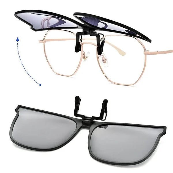 QuickShade | Clip-On Polarized Sunglasses with UV400 Protection | Lightweight Design for Instant Sun Protection
