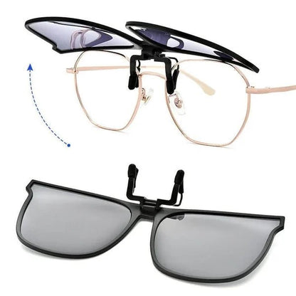 QuickShade | Clip-On Polarized Sunglasses with UV400 Protection | Lightweight Design for Instant Sun Protection