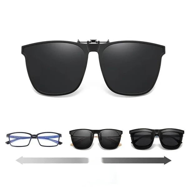 QuickShade | Clip-On Polarized Sunglasses with UV400 Protection | Lightweight Design for Instant Sun Protection