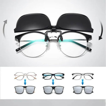 QuickShade | Clip-On Polarized Sunglasses with UV400 Protection | Lightweight Design for Instant Sun Protection
