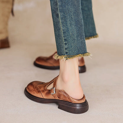 Risla Collection | Women's Flats with Classic Strap Design | Elegant Flat Shoes for Everyday Comfort