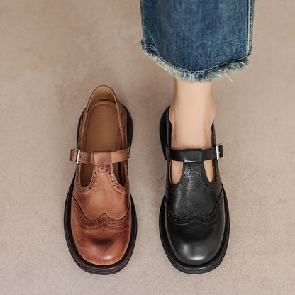 Risla Collection | Women's Flats with Classic Strap Design | Elegant Flat Shoes for Everyday Comfort