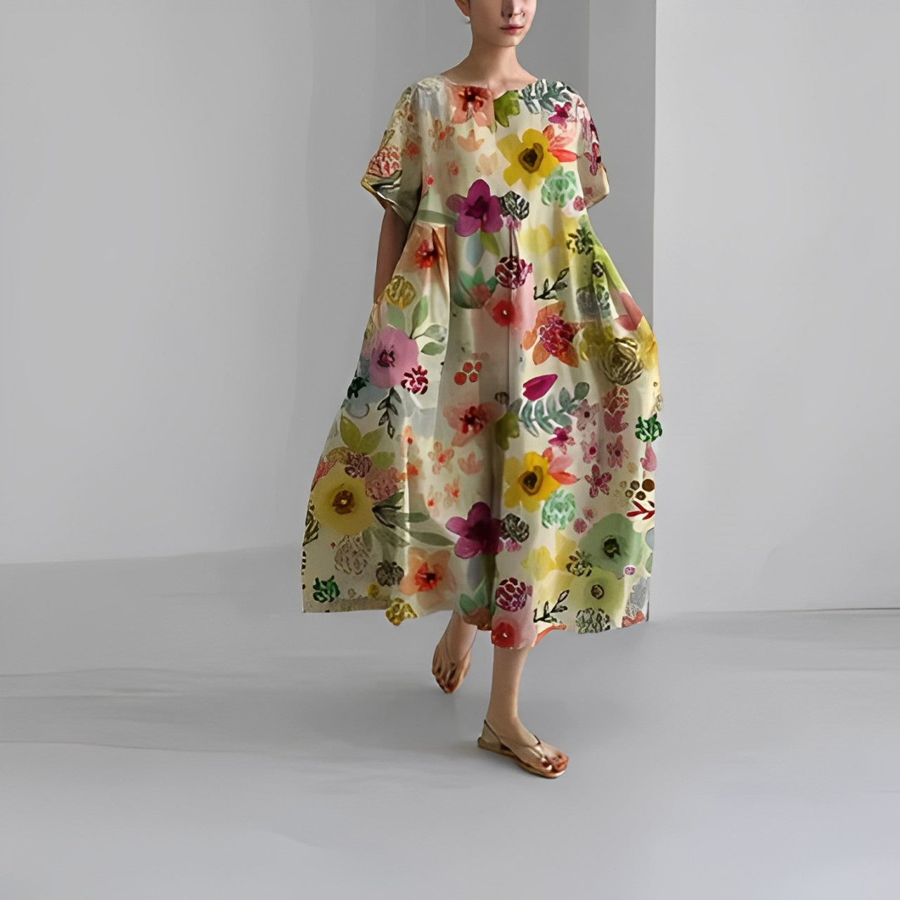 Ronja | Women's Summer Dress with Lightweight Fabric | Relaxed Fit for Everyday Comfort