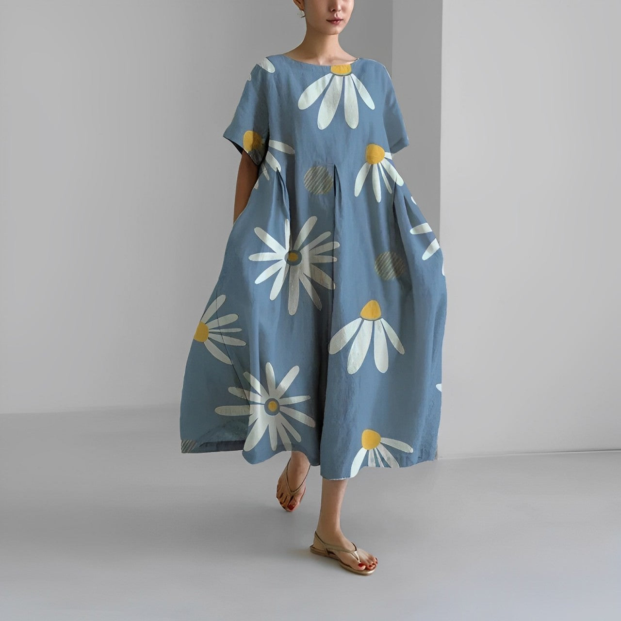 Ronja | Women's Summer Dress with Lightweight Fabric | Relaxed Fit for Everyday Comfort