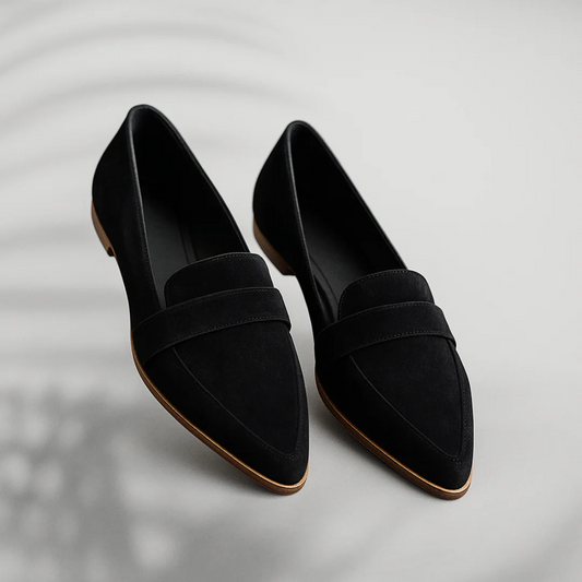Rosie | Black Loafers for Women with Orthopedic Insole | Comfortable Slip-On Design for Everyday Wear