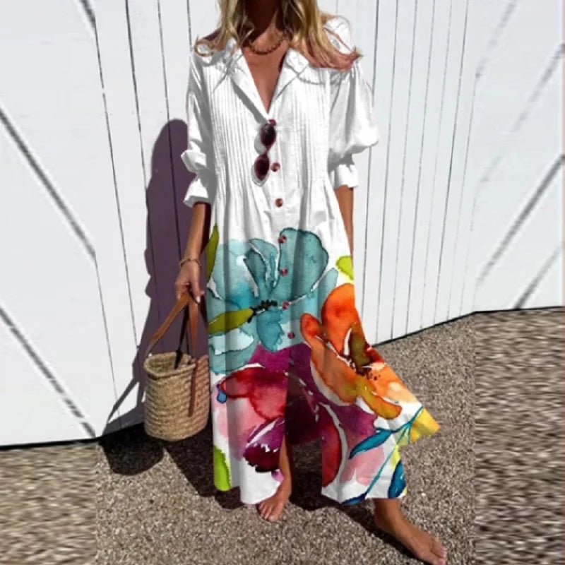 Fleuria™ Boho Floral Maxi Dress — Lightweight & Flowing 7