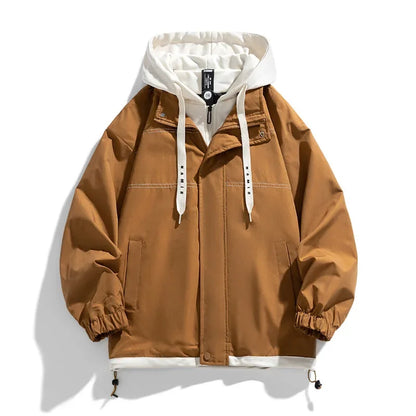 Camden Layered Hooded Jacket — Relaxed Fit Streetwear 3
