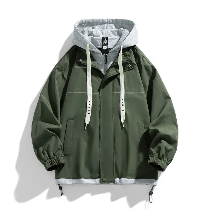 Camden Layered Hooded Jacket — Relaxed Fit Streetwear 5
