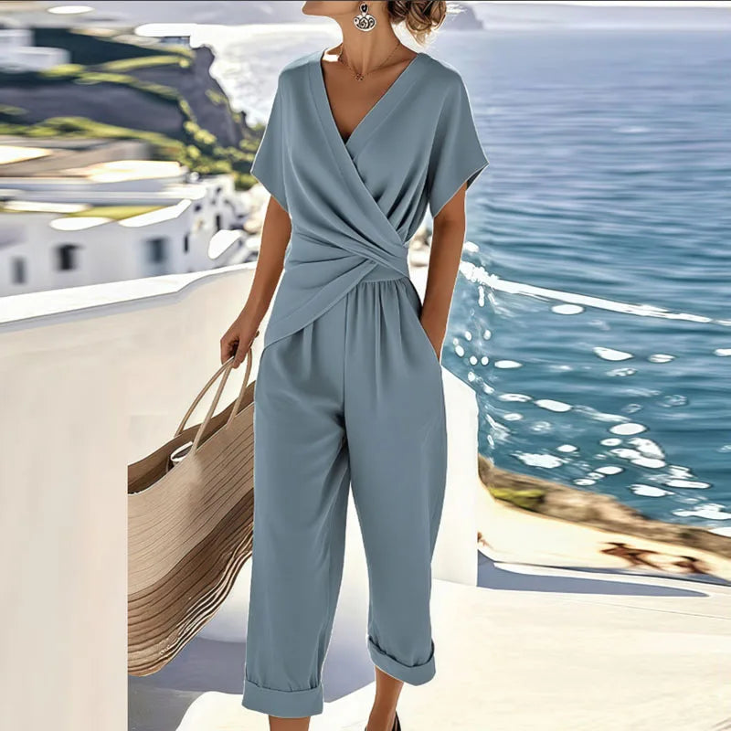 Kimberly™ Elegant Wrap-Front Two-Piece Set for Women 2