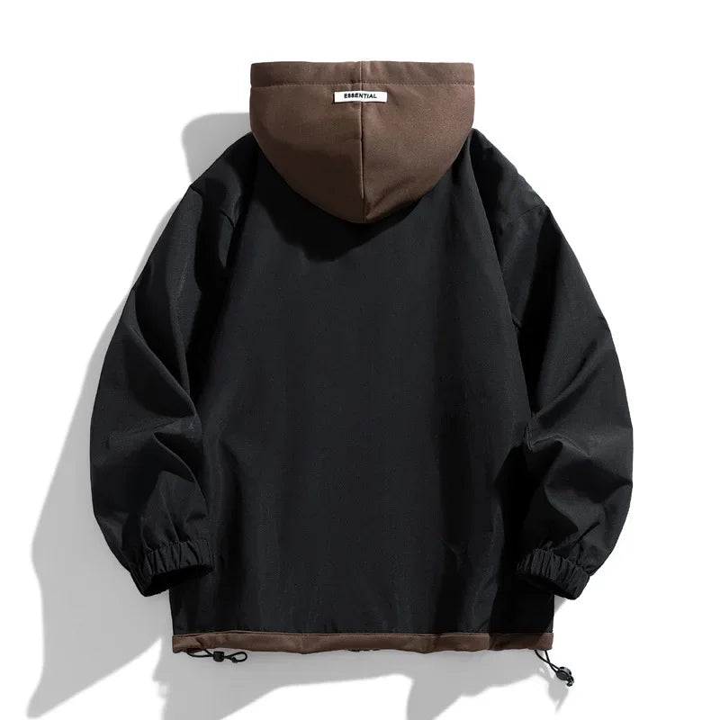Camden Layered Hooded Jacket — Relaxed Fit Streetwear 2