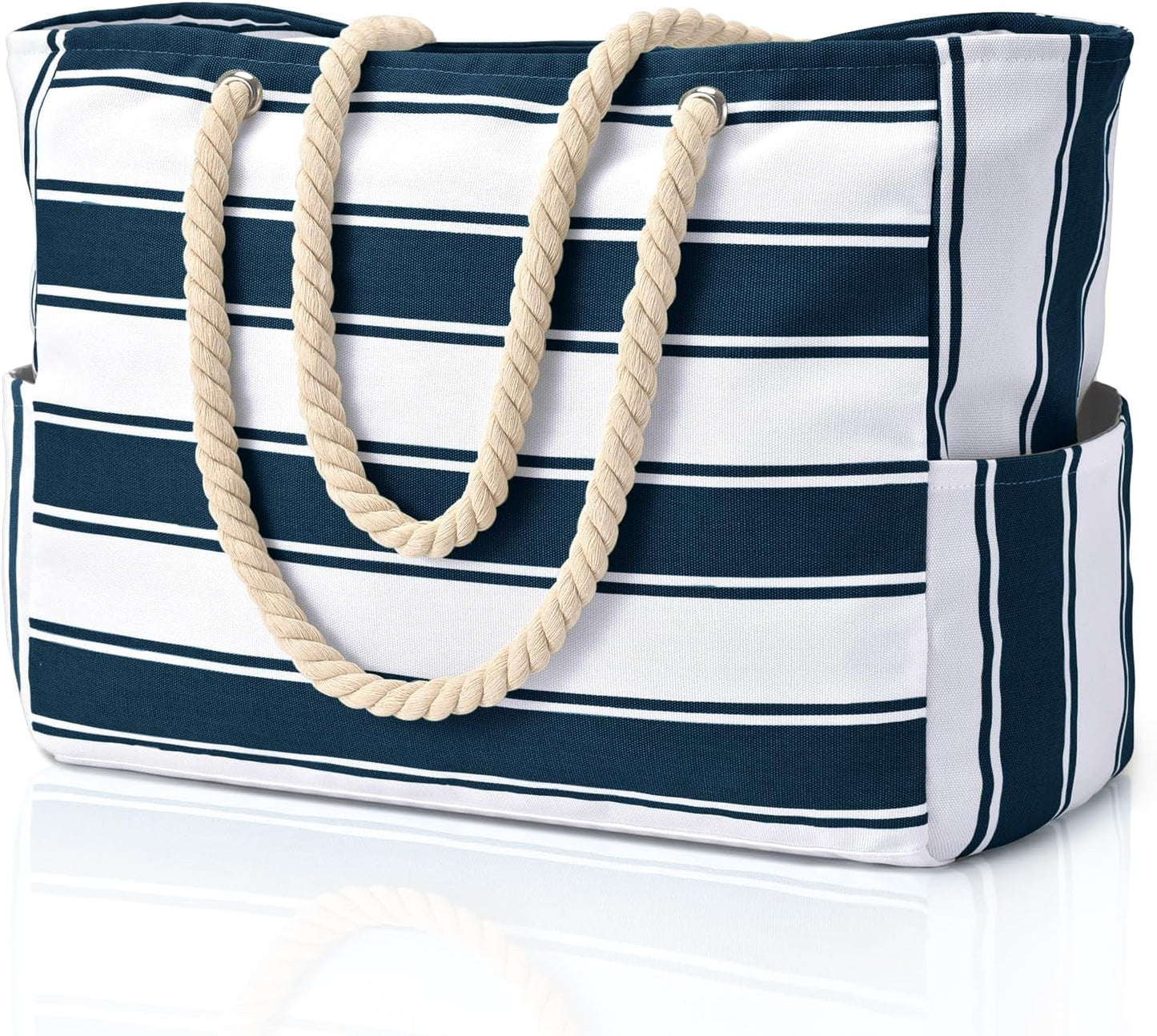 SandAway | Waterproof Beach Tote with Large Capacity & Pockets | Organized Design for Stress-Free Adventures