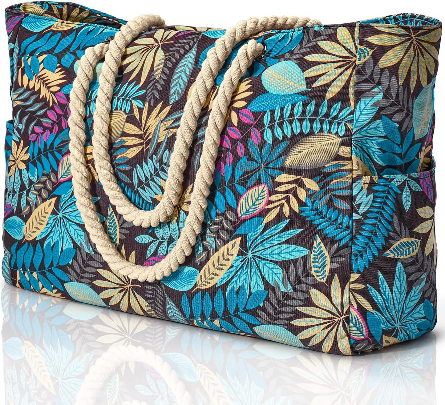SandAway | Waterproof Beach Tote with Large Capacity & Pockets | Organized Design for Stress-Free Adventures