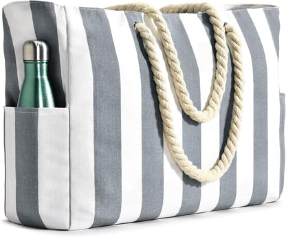 SandAway | Waterproof Beach Tote with Large Capacity & Pockets | Organized Design for Stress-Free Adventures