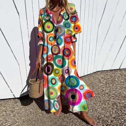 Fleuria™ Boho Floral Maxi Dress — Lightweight & Flowing 6